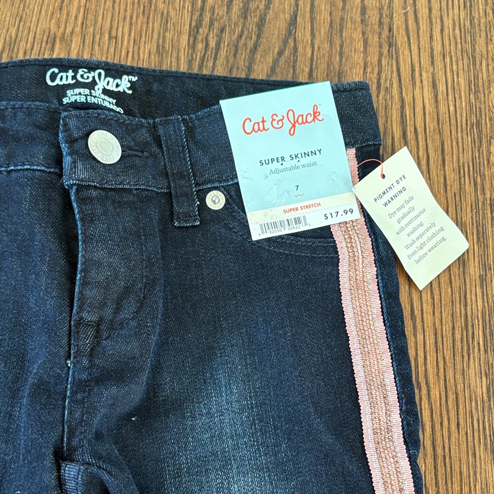 3 Pairs of NWT Girl Size 7 Jeans - Picture 10 of 10